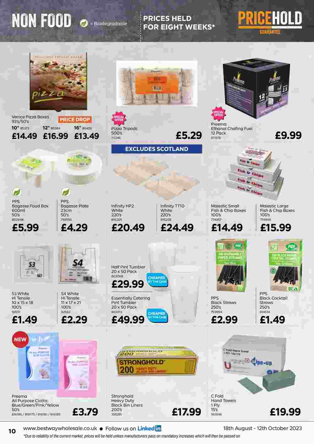 Bestway offers valid from 18/08/2023 - Page 10.