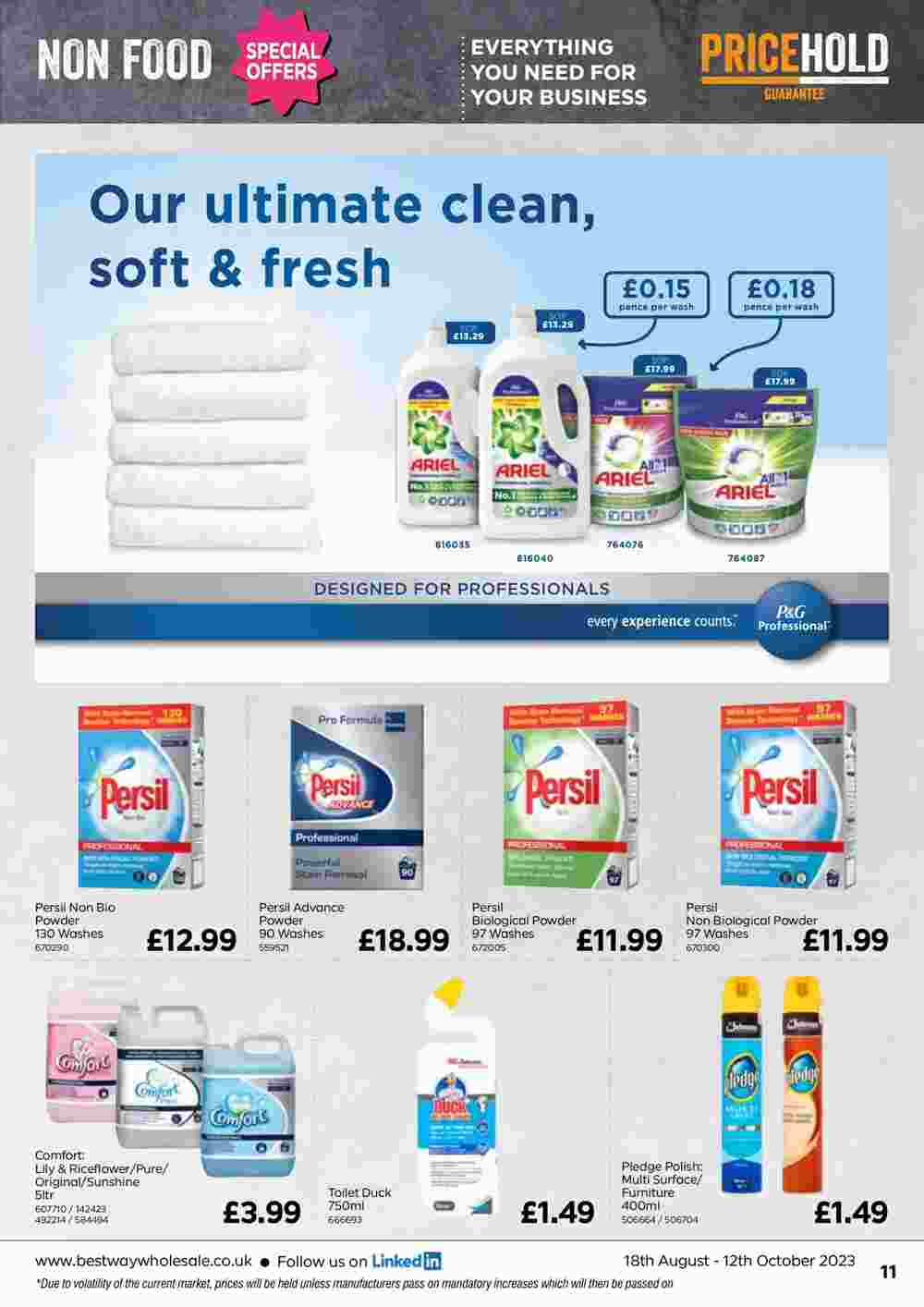 Bestway offers valid from 18/08/2023 - Page 11.