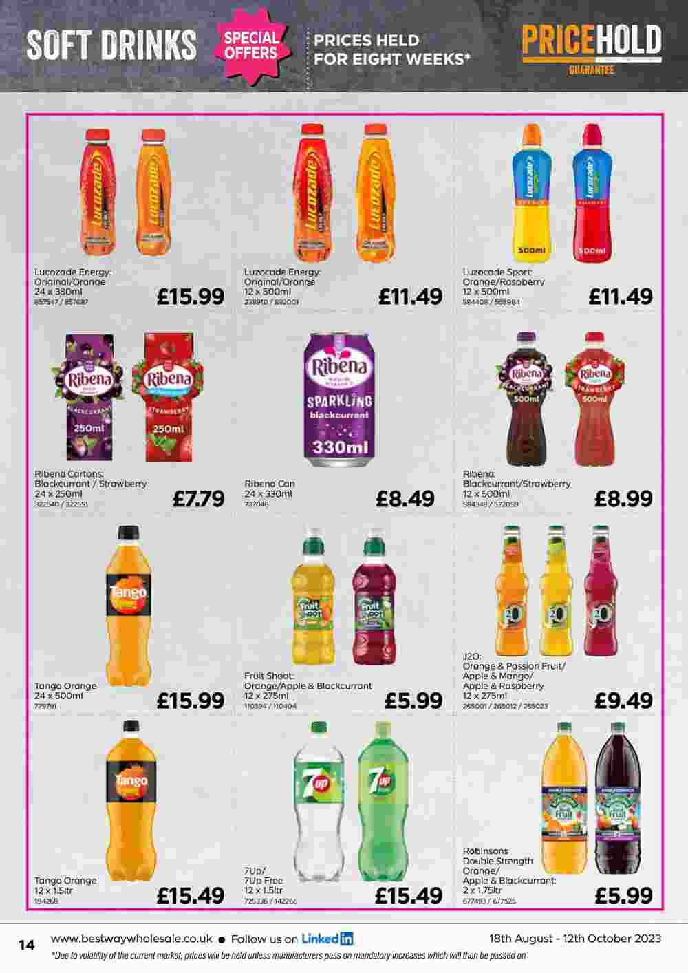 Bestway offers valid from 18/08/2023 - Page 14.