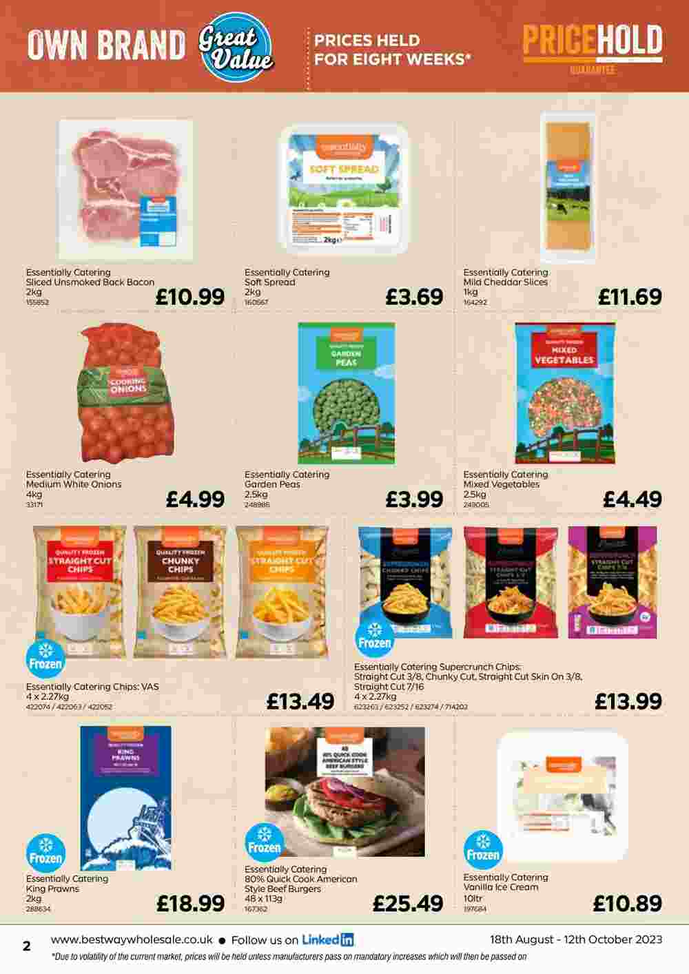 Bestway offers valid from 18/08/2023 - Page 2.