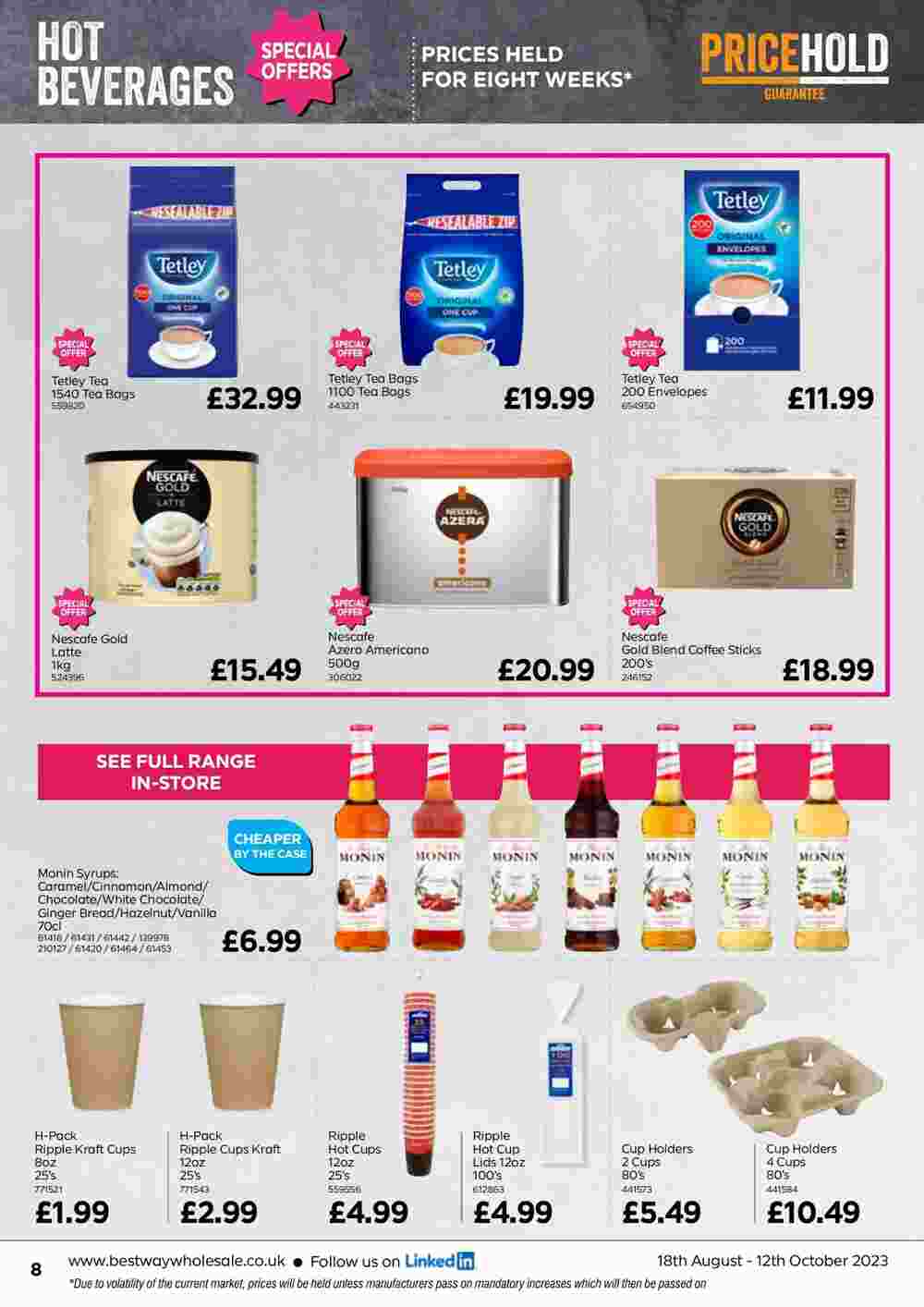 Bestway offers valid from 18/08/2023 - Page 8.