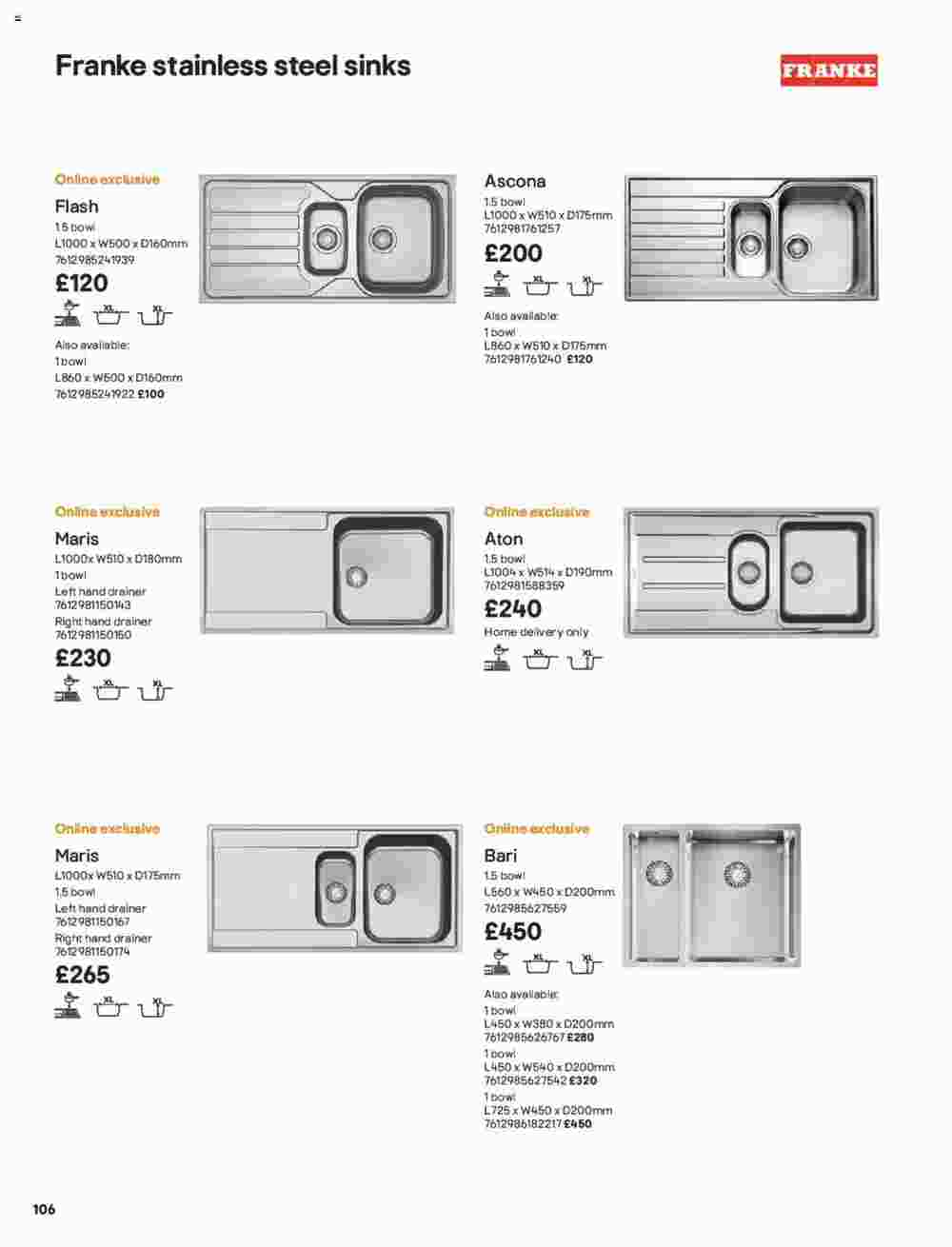 B&Q offers valid from 18/08/2023 - Page 106.