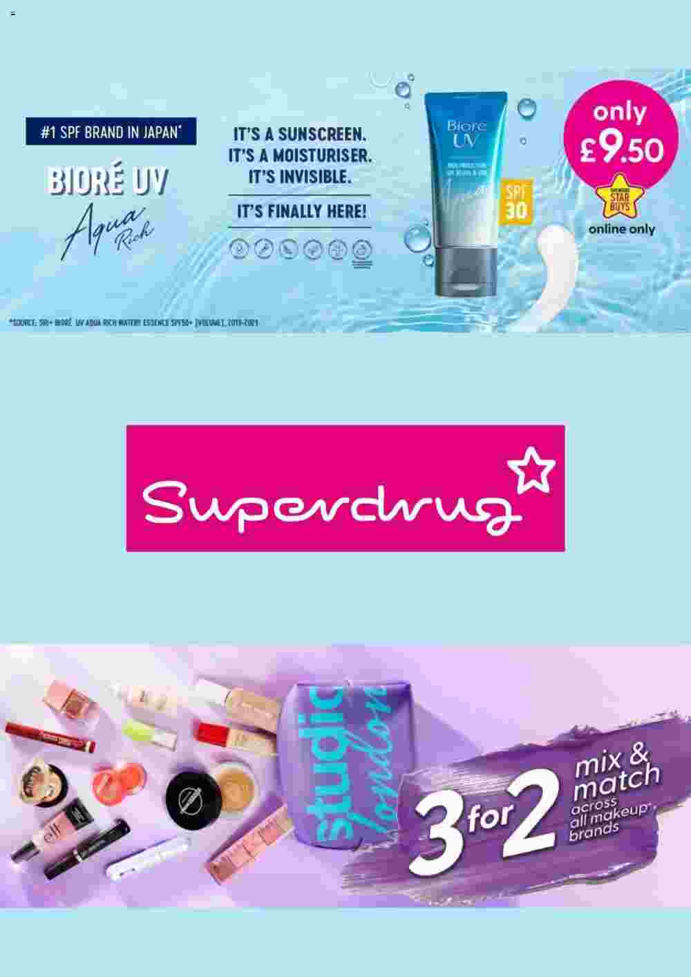 Superdrug offers valid from 31/08/2023 - Page 1.