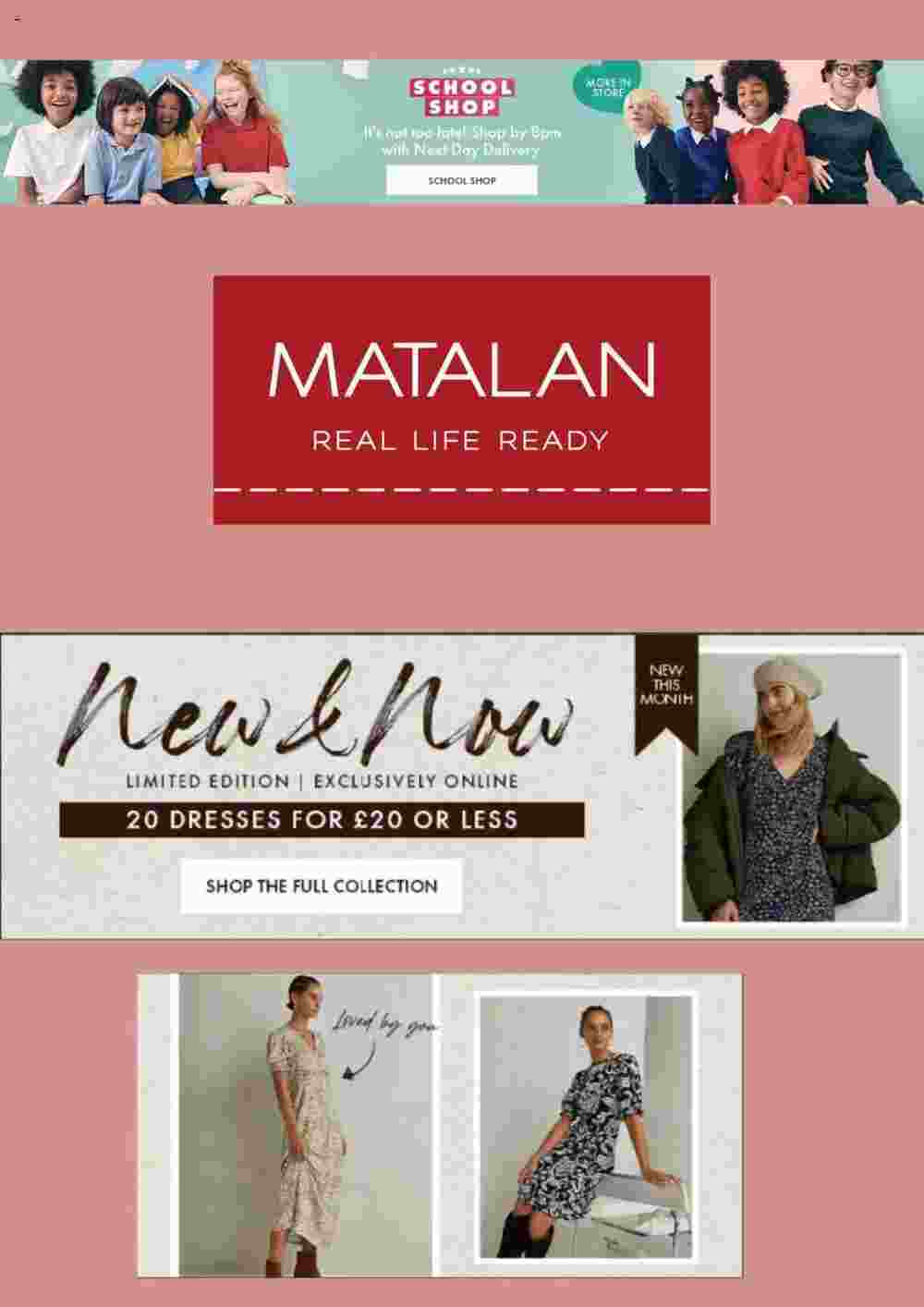 Matalan offers valid from 31/08/2023 - Page 1.