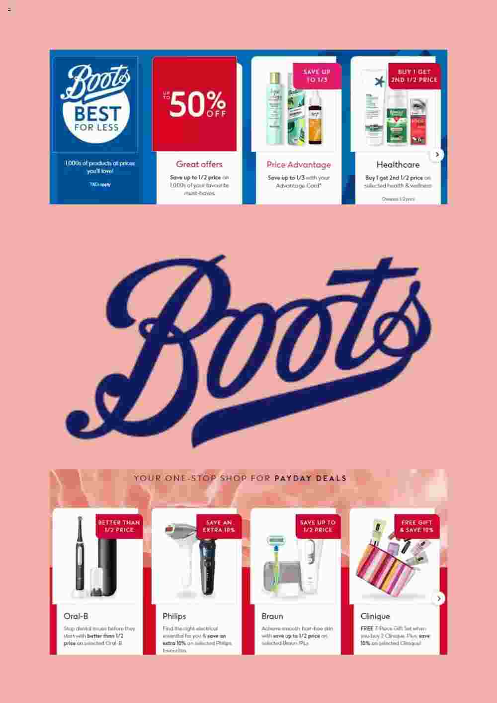 Boots offers valid from 31/08/2023 - Page 1.