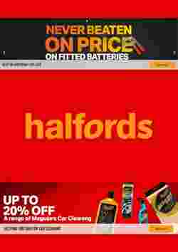 Halfords offers valid from 05/09/2023