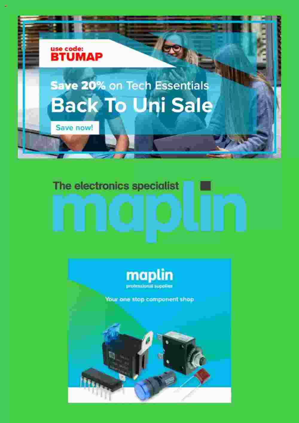 Maplin offers valid from 05/09/2023 - Page 1.