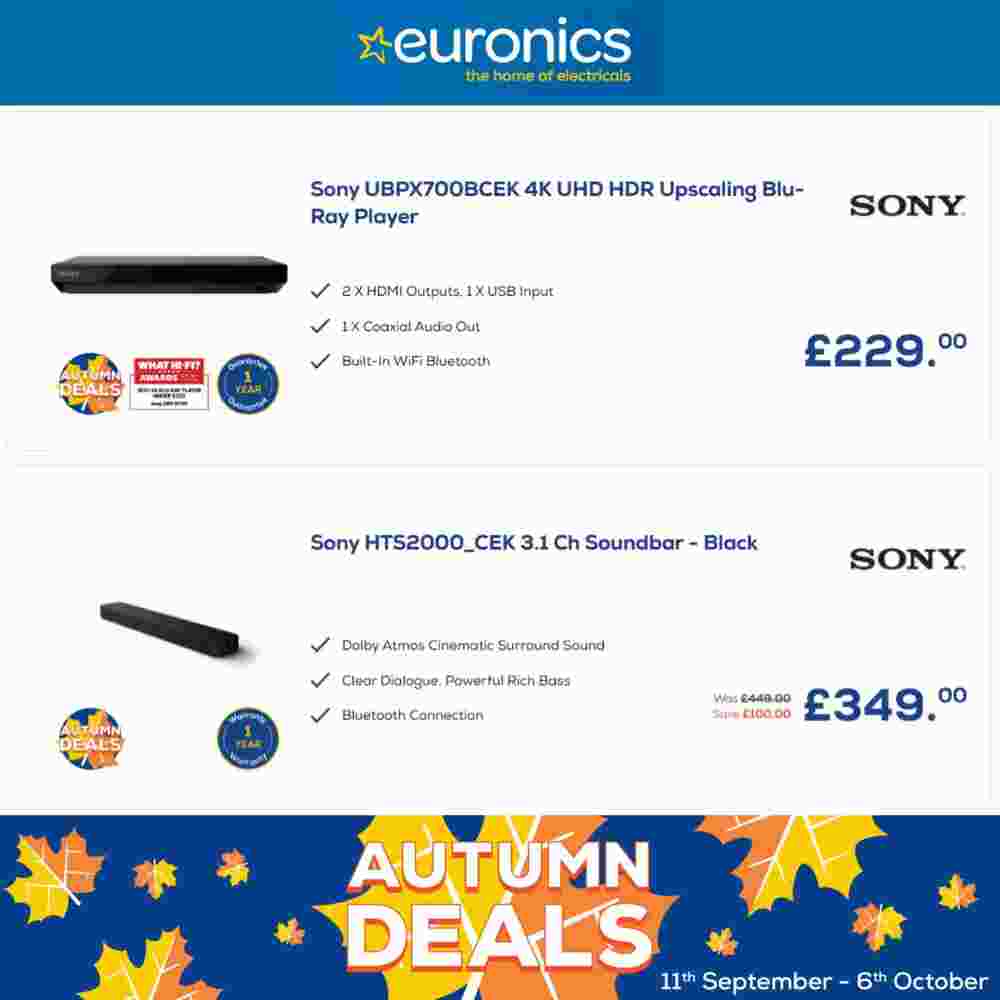 Euronics offers valid from 11/09/2023 - Page 4.
