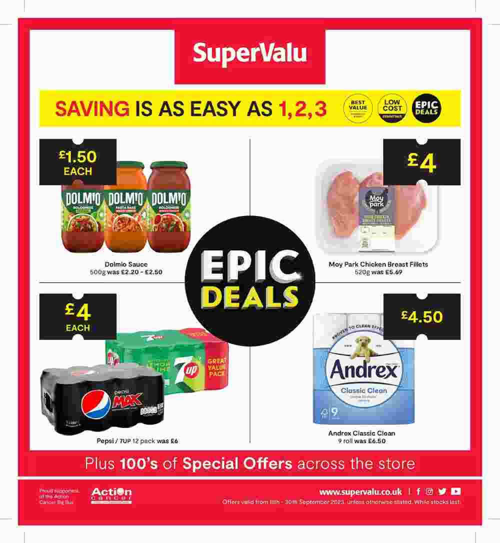 SuperValu offers valid from 11/09/2023 - Page 1.