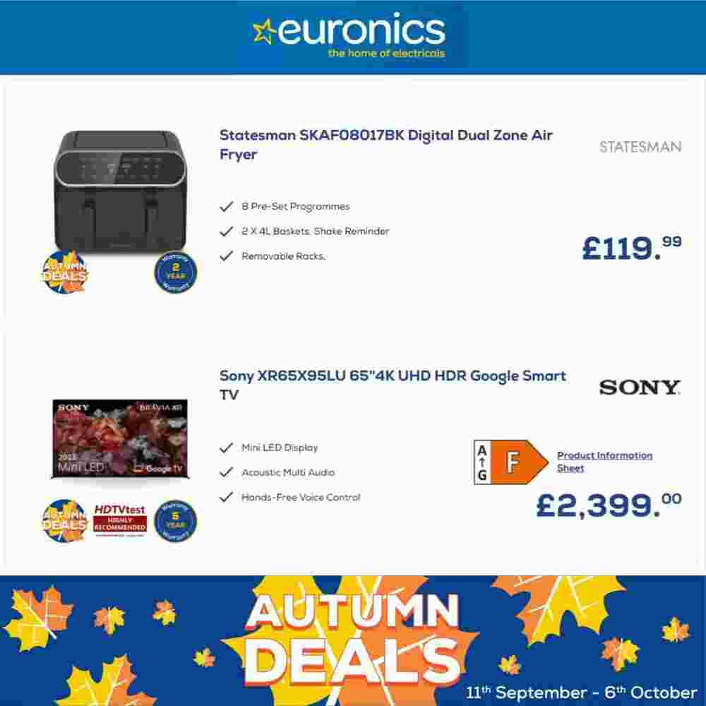 Euronics offers valid from 11/09/2023 - Page 5.