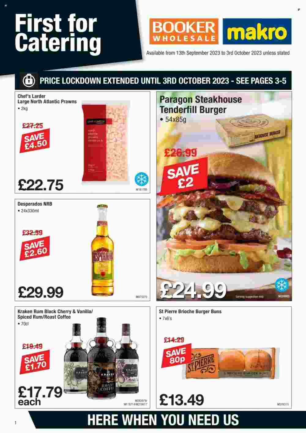 Booker Wholesale offers valid from 13/09/2023 - Page 1.