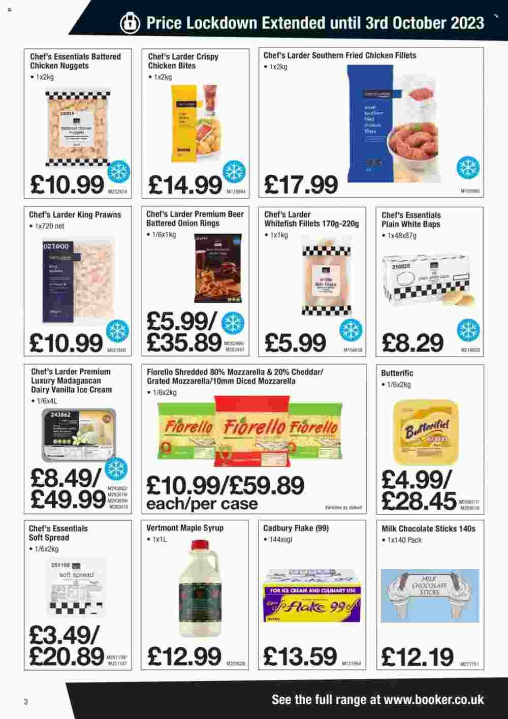 Booker Wholesale offers valid from 13/09/2023 - Page 3.