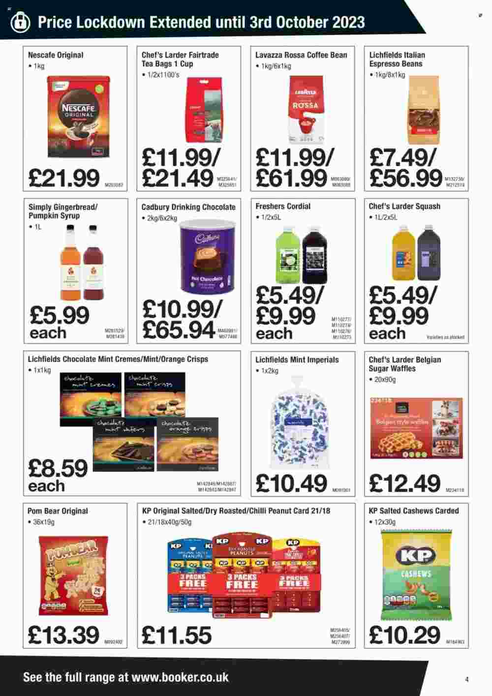 Booker Wholesale offers valid from 13/09/2023 - Page 4.