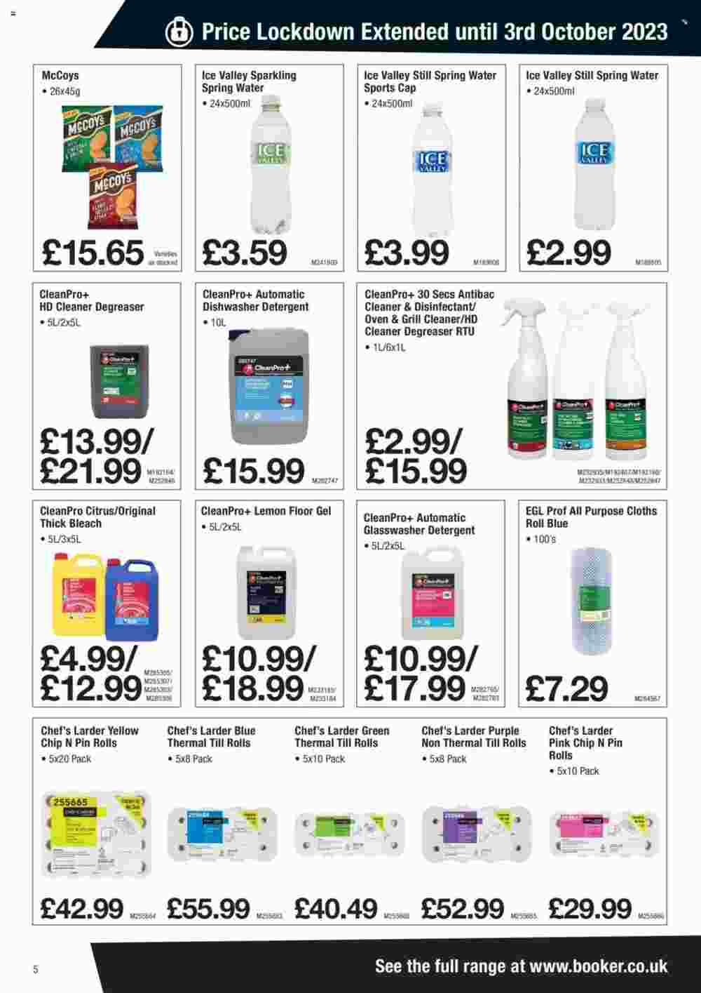 Booker Wholesale offers valid from 13/09/2023 - Page 5.