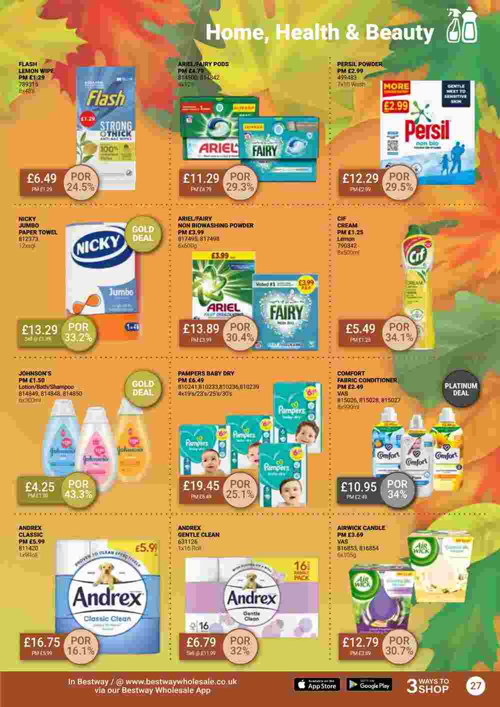 Bestway offers valid from 15/09/2023 - Page 27.