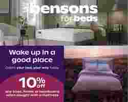 Bensons for Beds offers valid from 20/09/2023