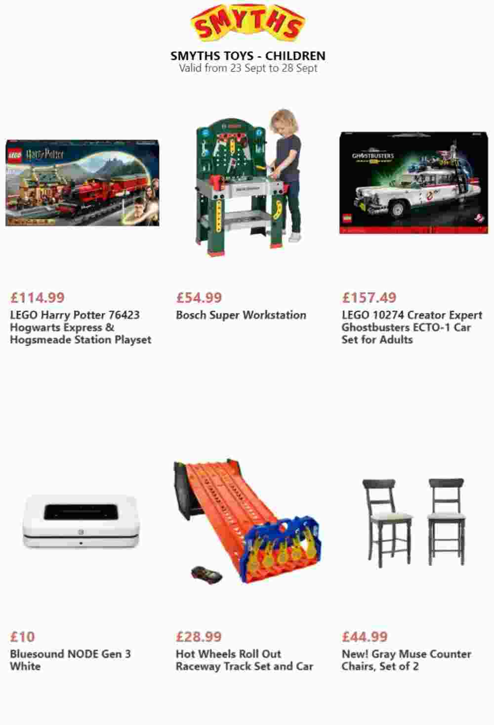 Smyths Toys offers valid from 23/09/2023 - Page 2.