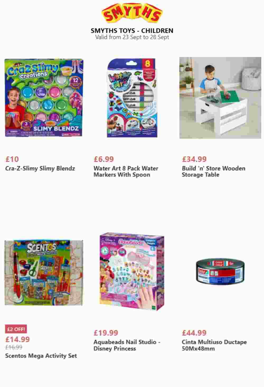 Smyths Toys offers valid from 23/09/2023 - Page 4.