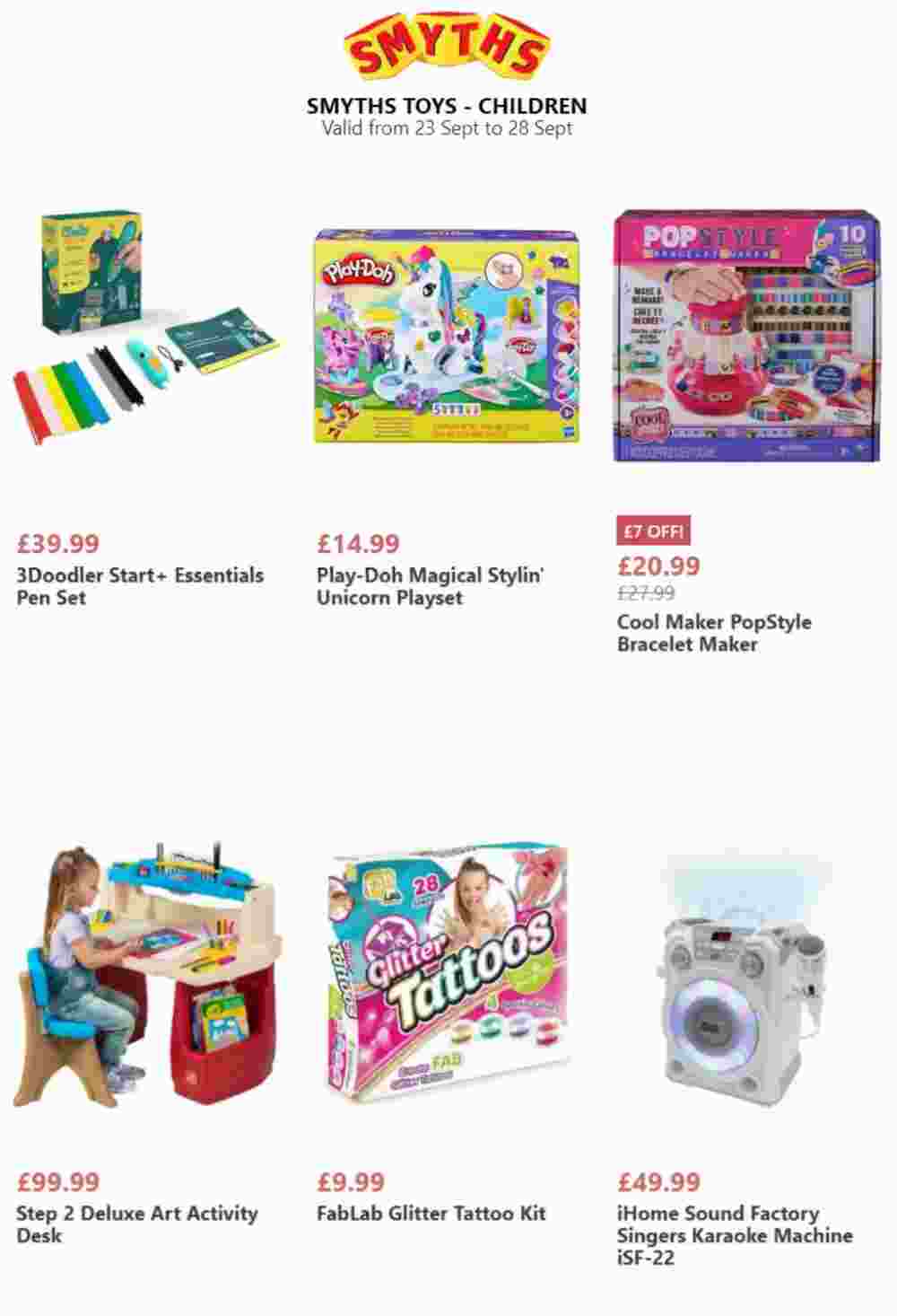 Smyths Toys offers valid from 23/09/2023 - Page 6.