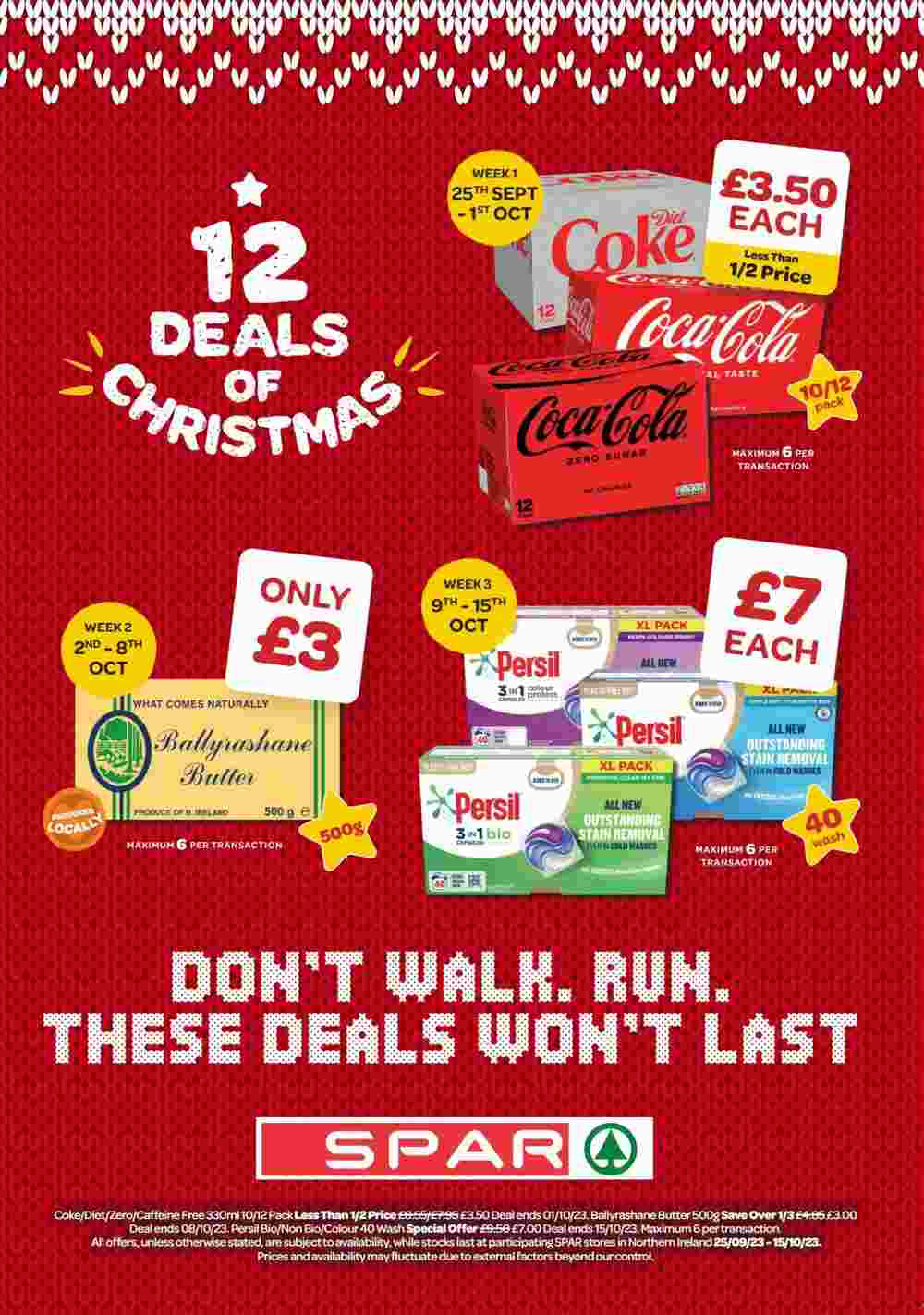 Spar offers valid from 25/09/2023 - Page 1.