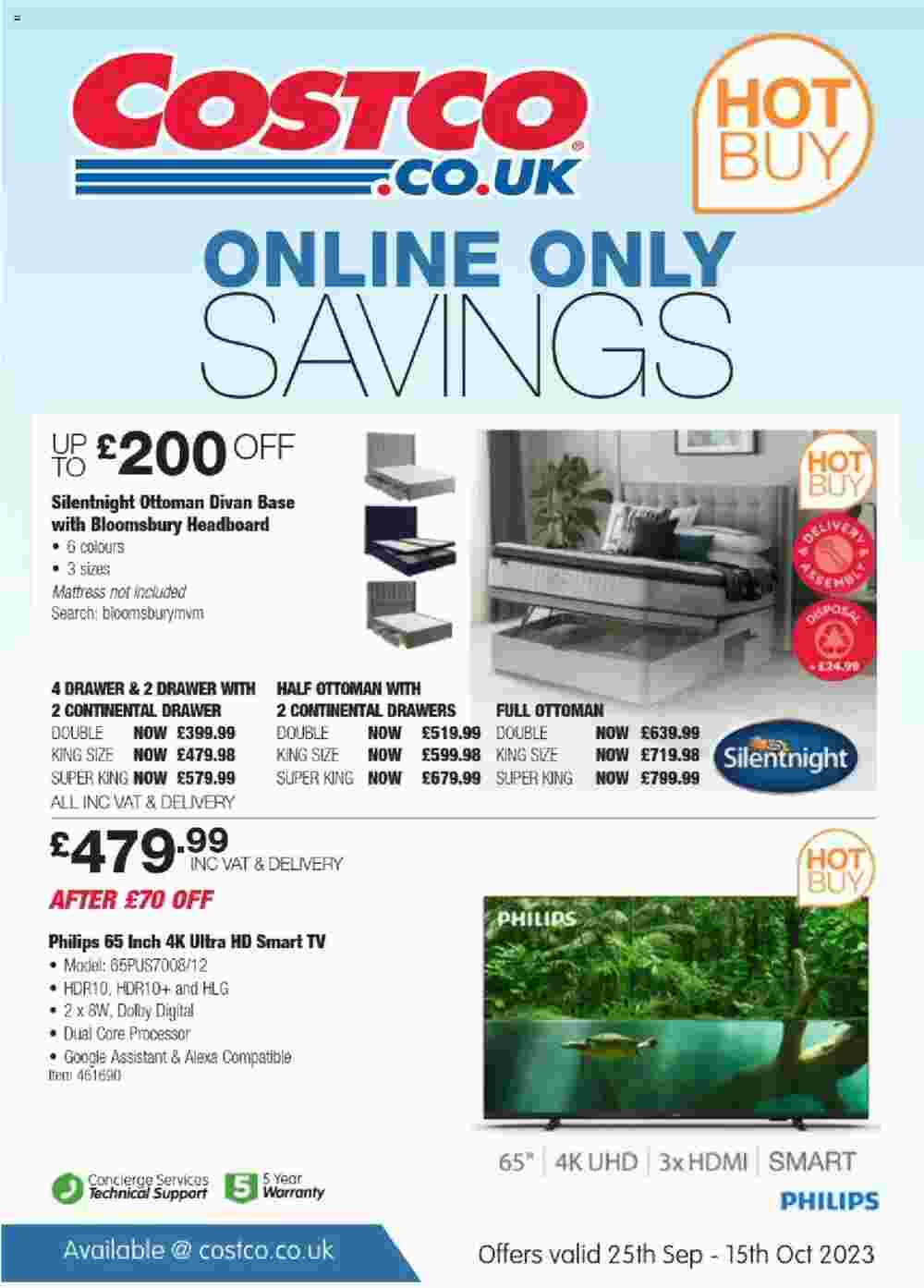 Costco offers valid from 25/09/2023 - Page 1.