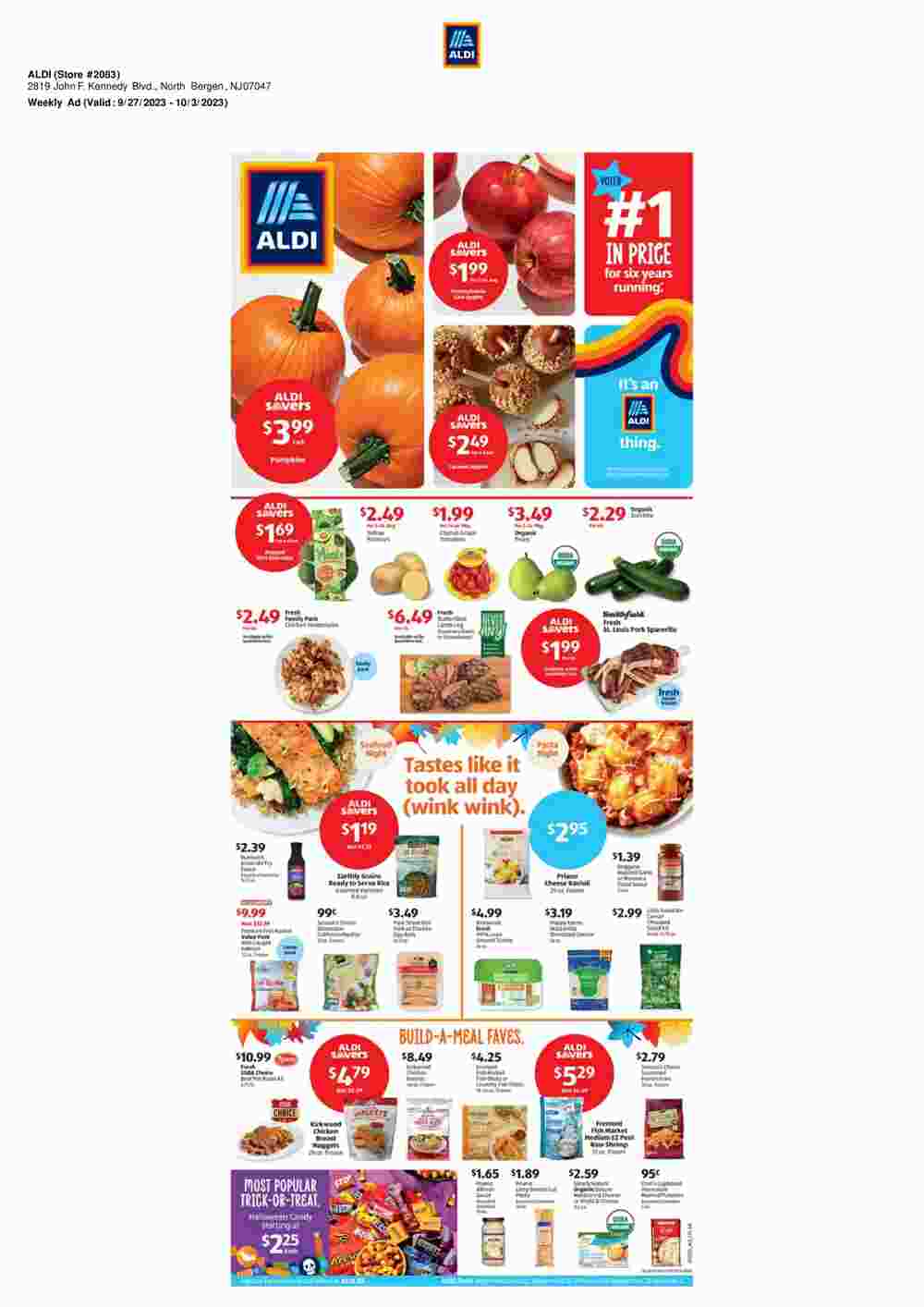 Aldi offers valid from 27/09/2023 - Page 1.