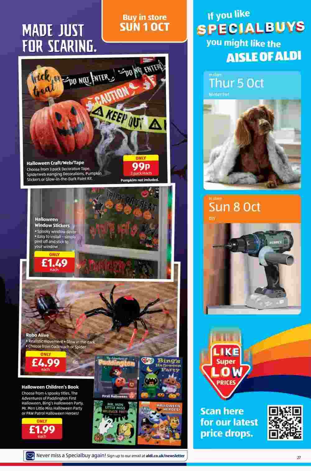Aldi offers valid from 28/09/2023 - Page 27.