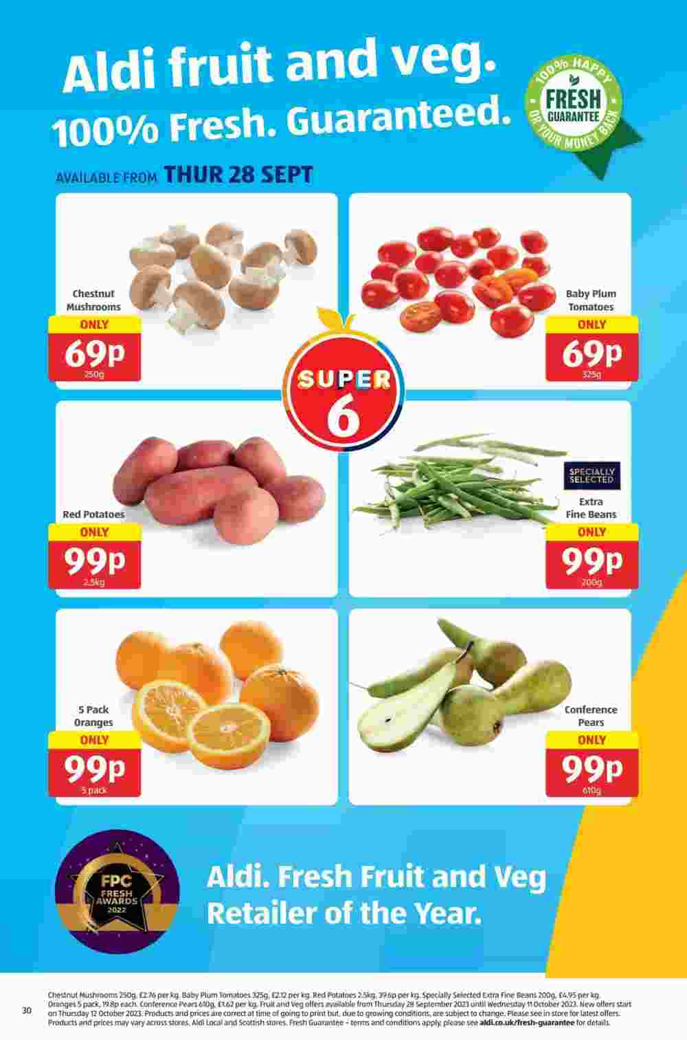 Aldi offers valid from 28/09/2023 - Page 30.