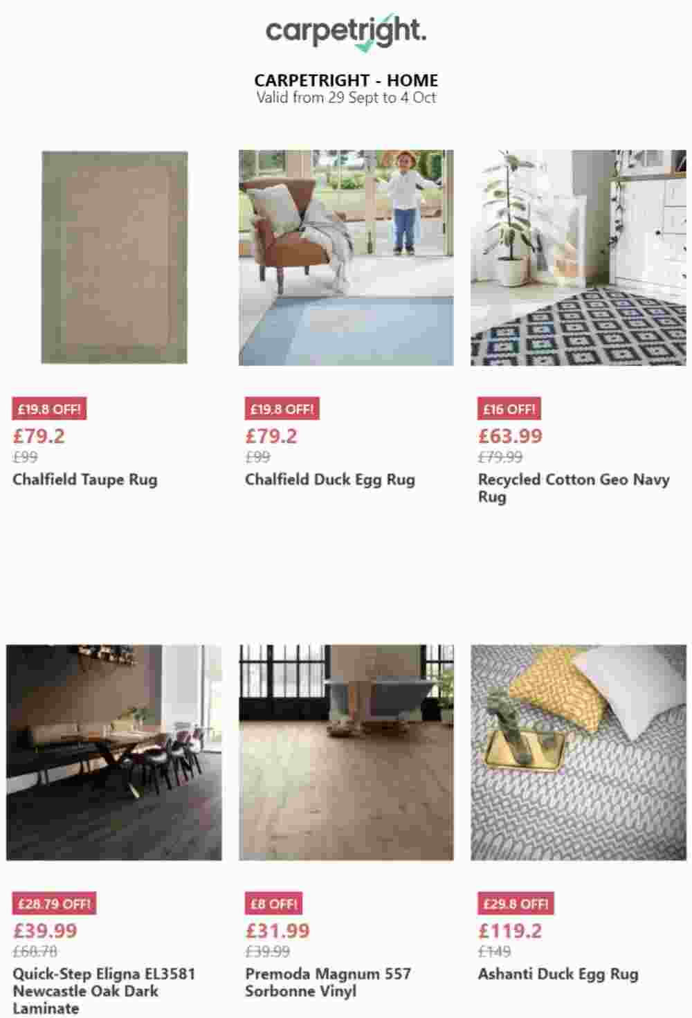 Carpetright offers valid from 28/09/2023 - Page 2.