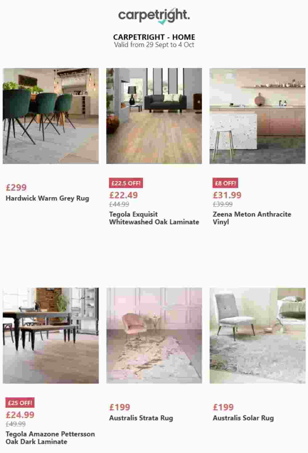 Carpetright offers valid from 28/09/2023 - Page 3.