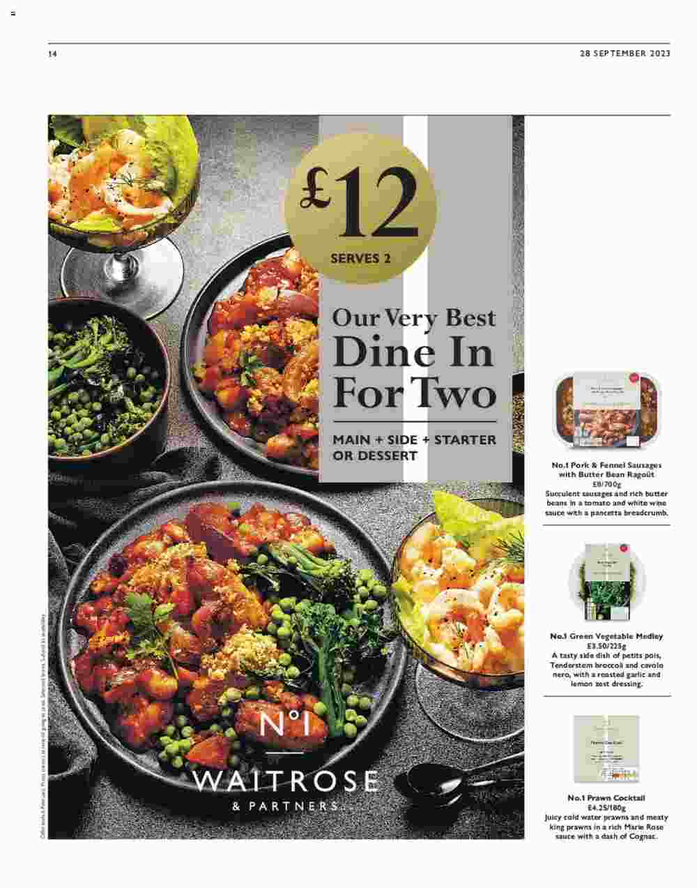 Waitrose offers valid from 28/09/2023 - Page 14.
