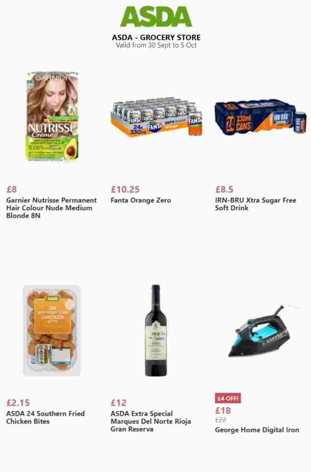 Asda offers valid from 30/09/2023 - Page 8.