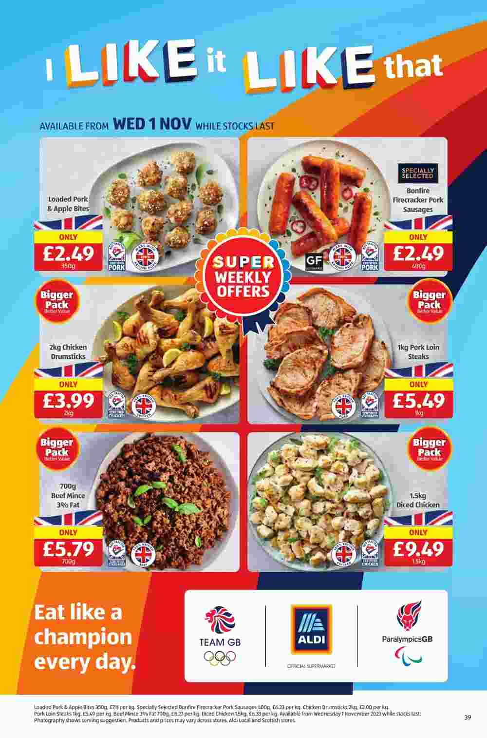 Aldi offers valid from 02/10/2023 - Page 39.