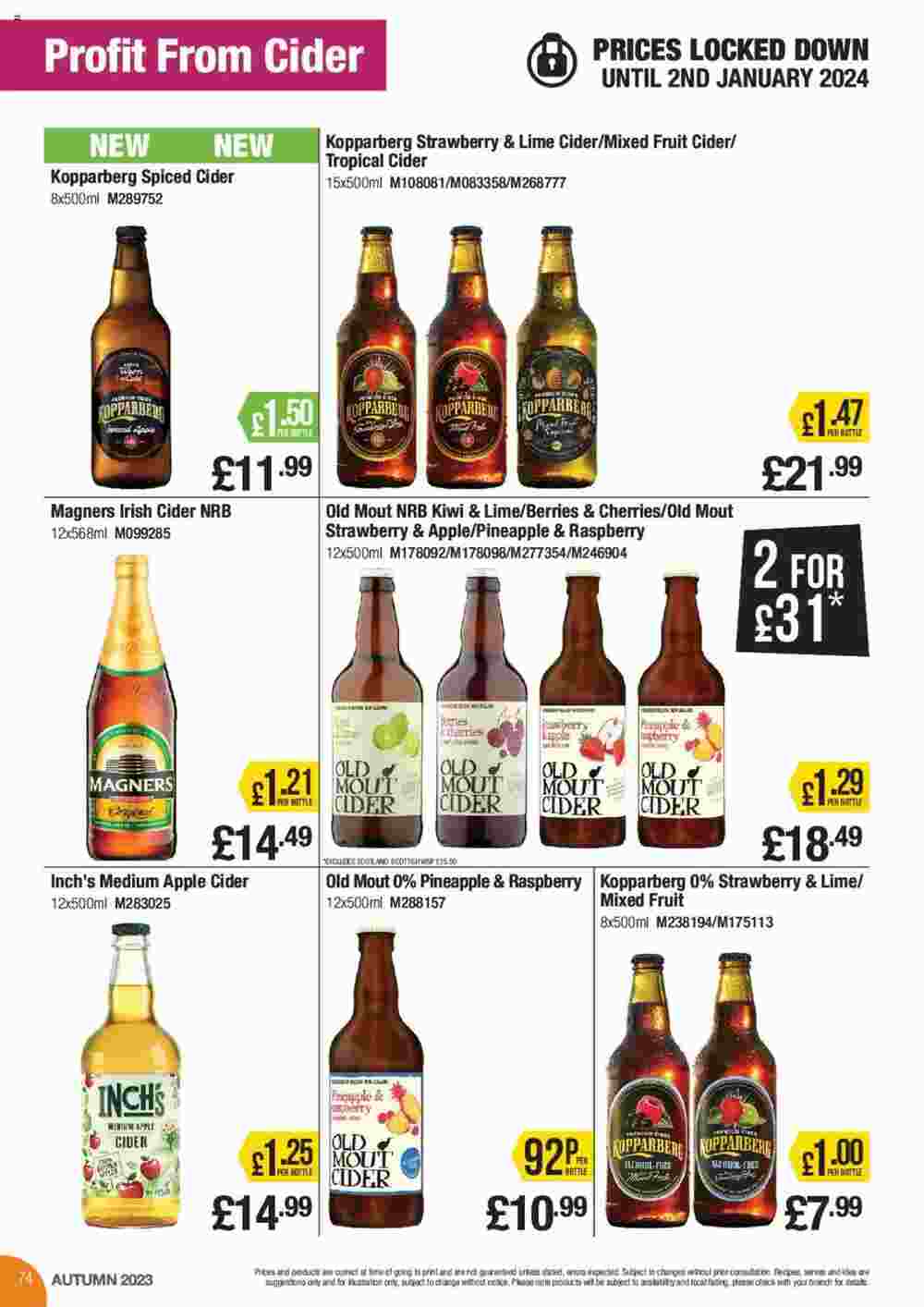 Booker Wholesale offers valid from 04/10/2023 - Page 74.
