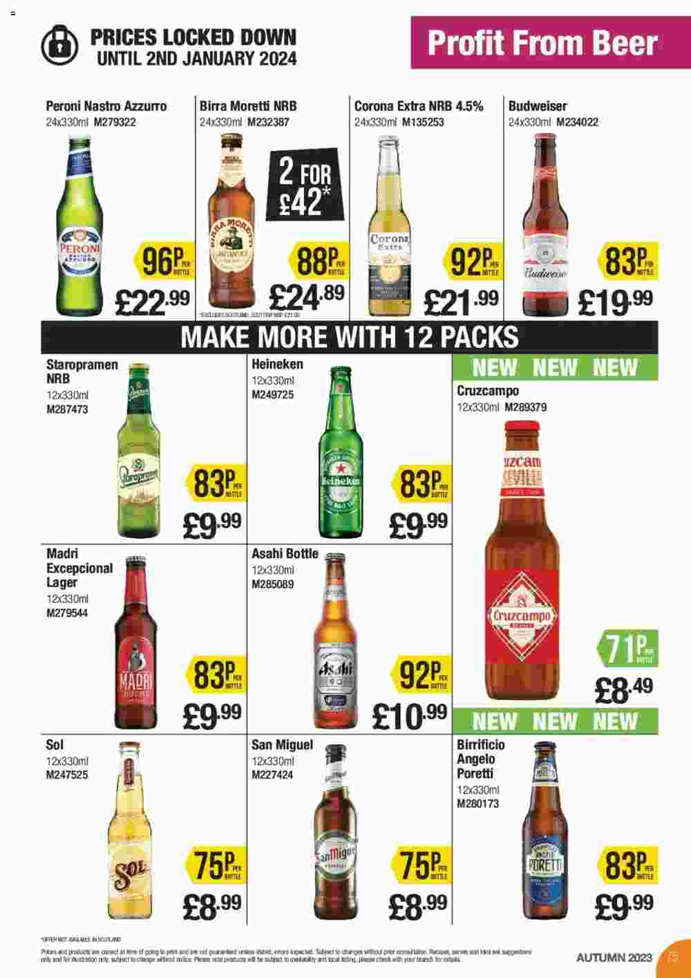 Booker Wholesale offers valid from 04/10/2023 - Page 75.