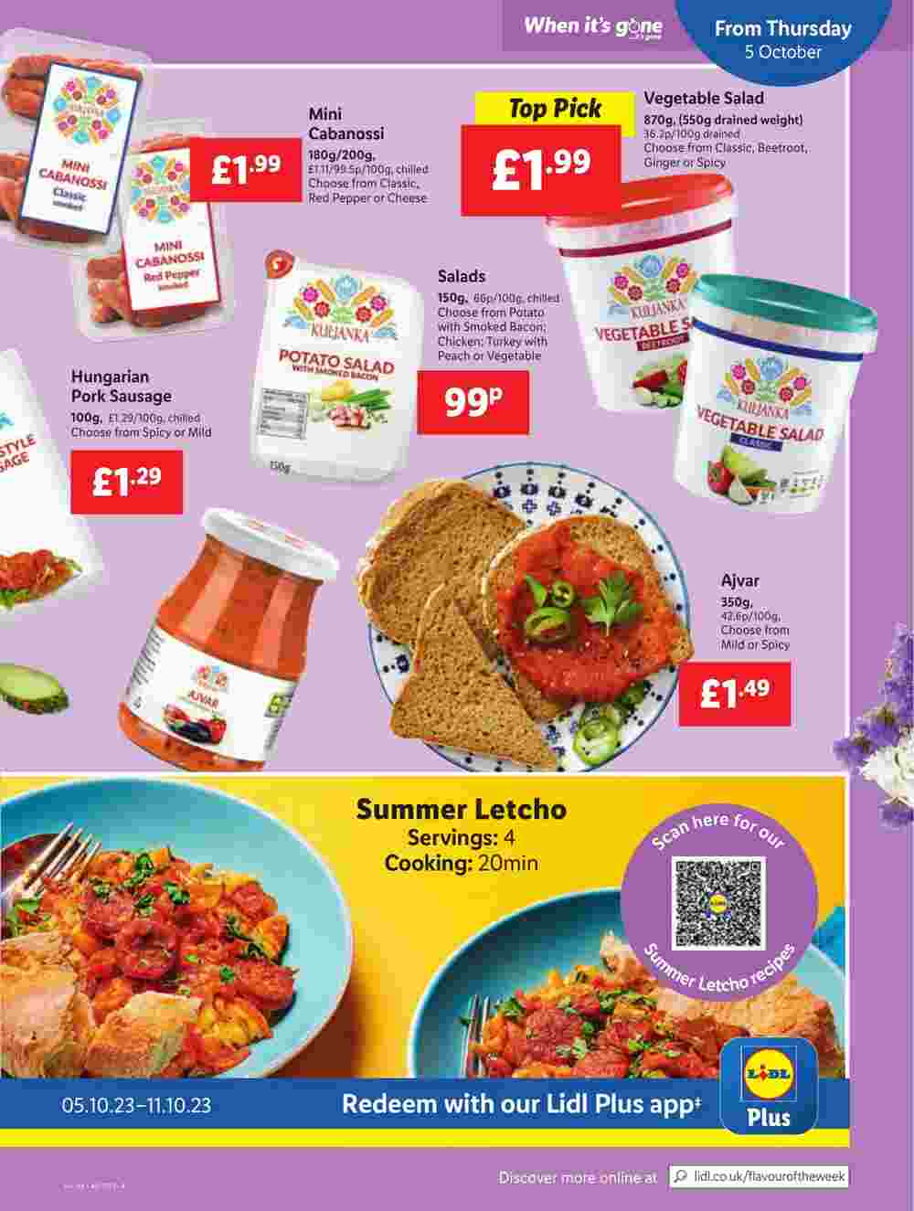 Lidl offers valid from 05/10/2023 - Page 3.