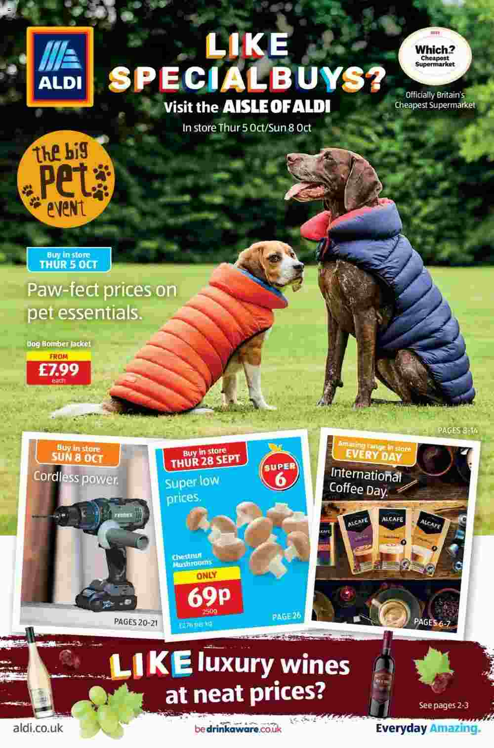Aldi offers valid from 05/10/2023 - Page 1.