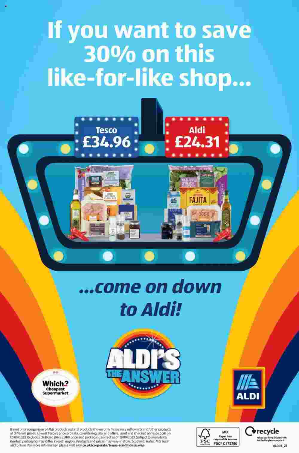 Aldi offers valid from 05/10/2023 - Page 28.