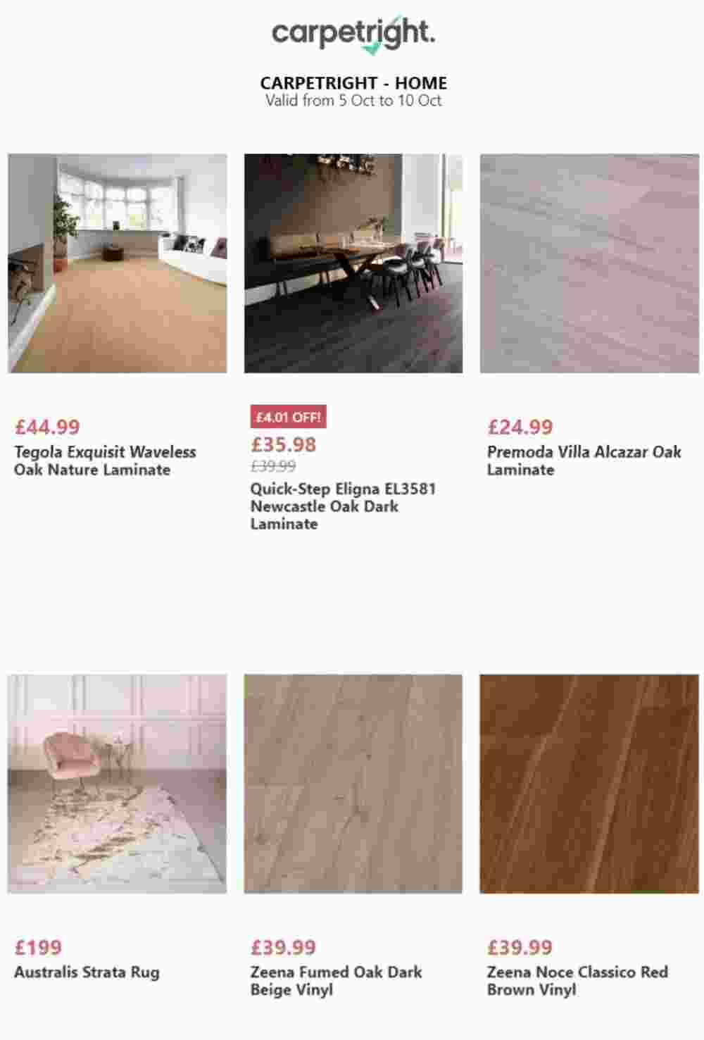 Carpetright offers valid from 05/10/2023 - Page 3.