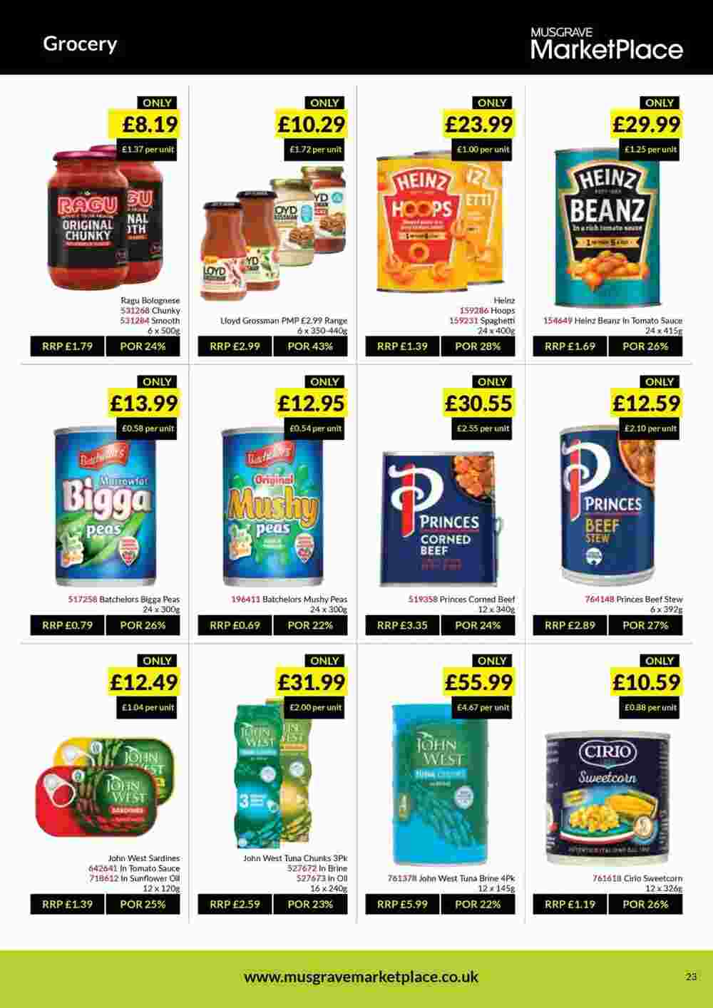 Musgrave MarketPlace offers valid from 09/10/2023 - Page 23.