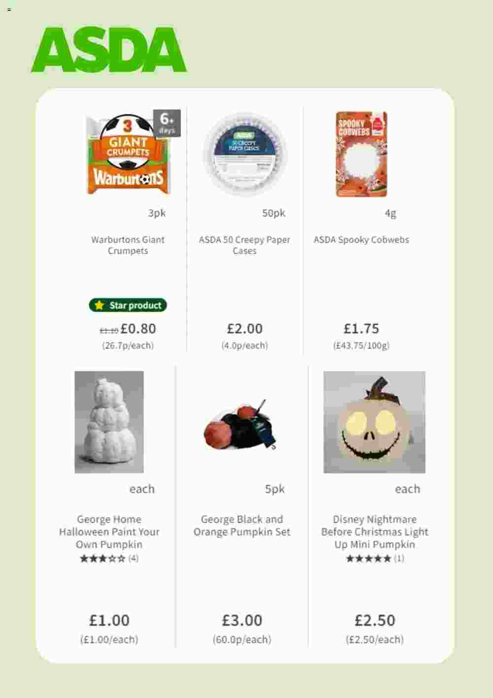 Asda offers valid from 11/10/2023 - Page 5.