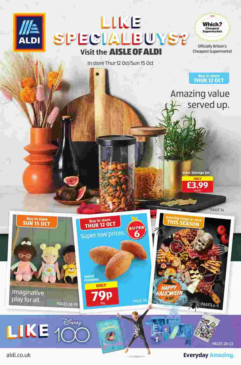 Aldi offers valid from 12/10/2023 - Page 1.