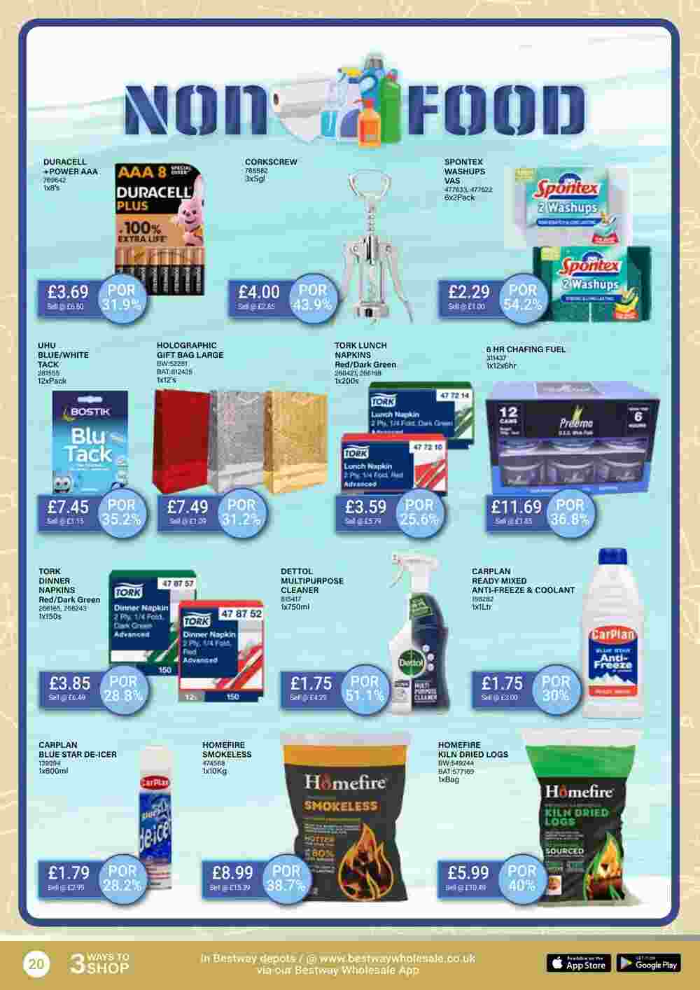 Bestway offers valid from 13/10/2023 - Page 20.