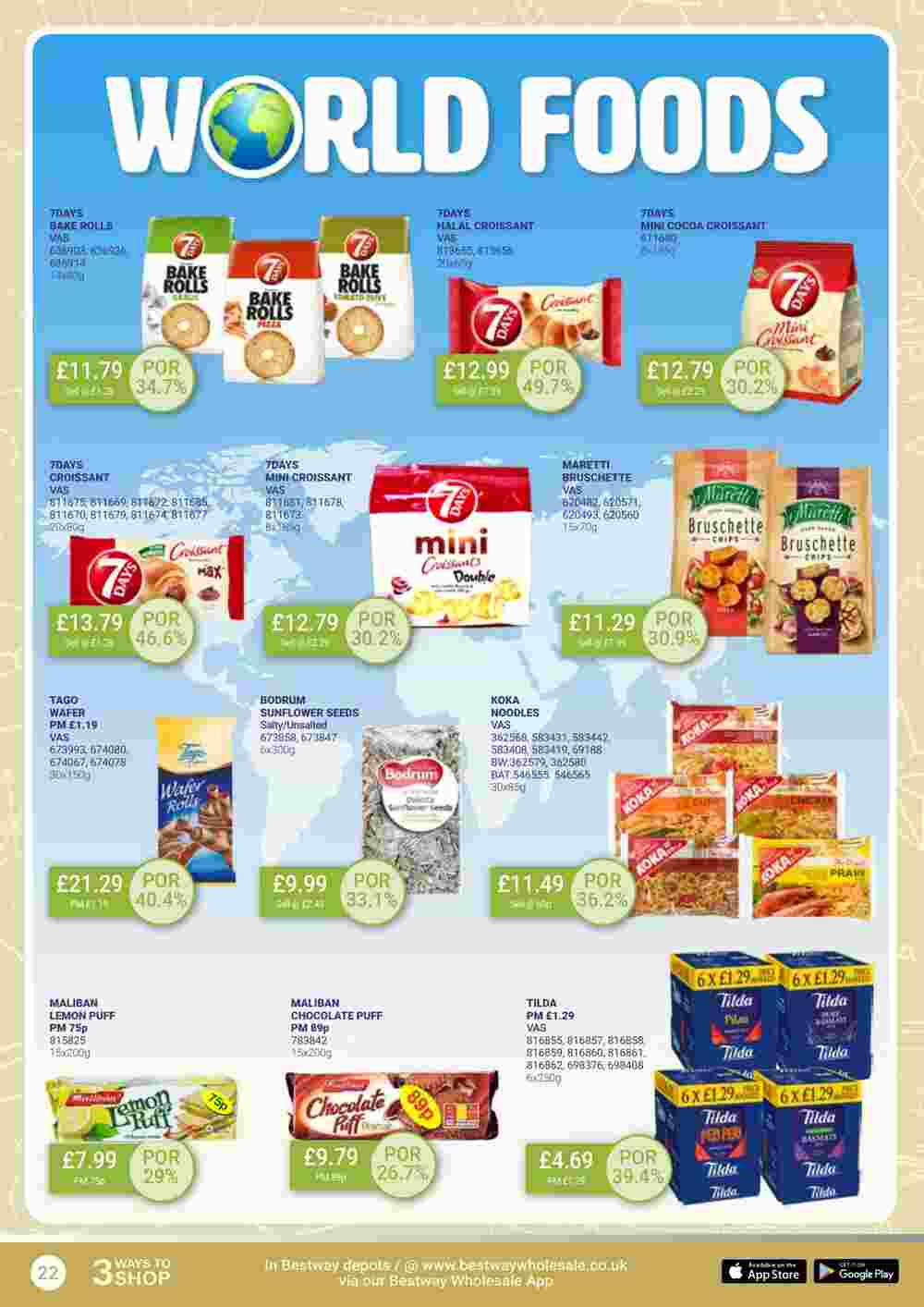 Bestway offers valid from 13/10/2023 - Page 22.