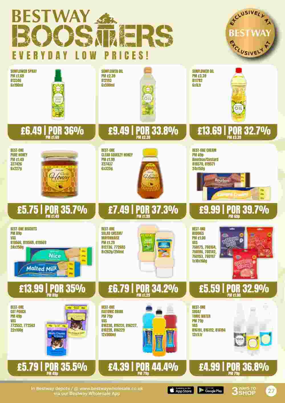 Bestway offers valid from 13/10/2023 - Page 27.