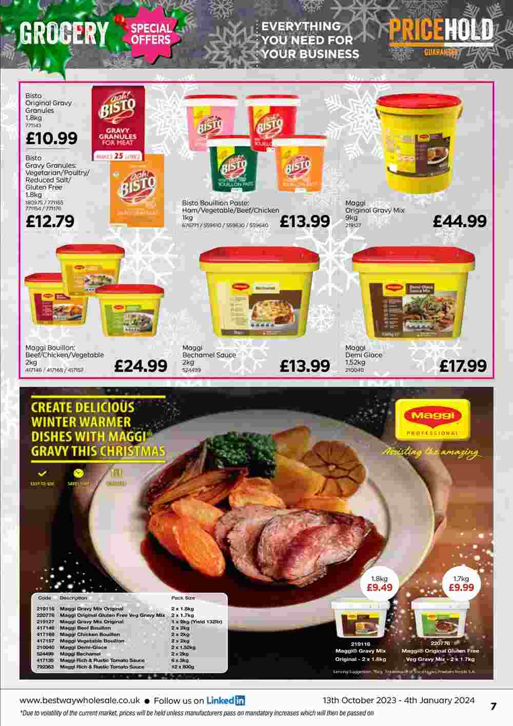 Bestway offers valid from 13/10/2023 - Page 7.