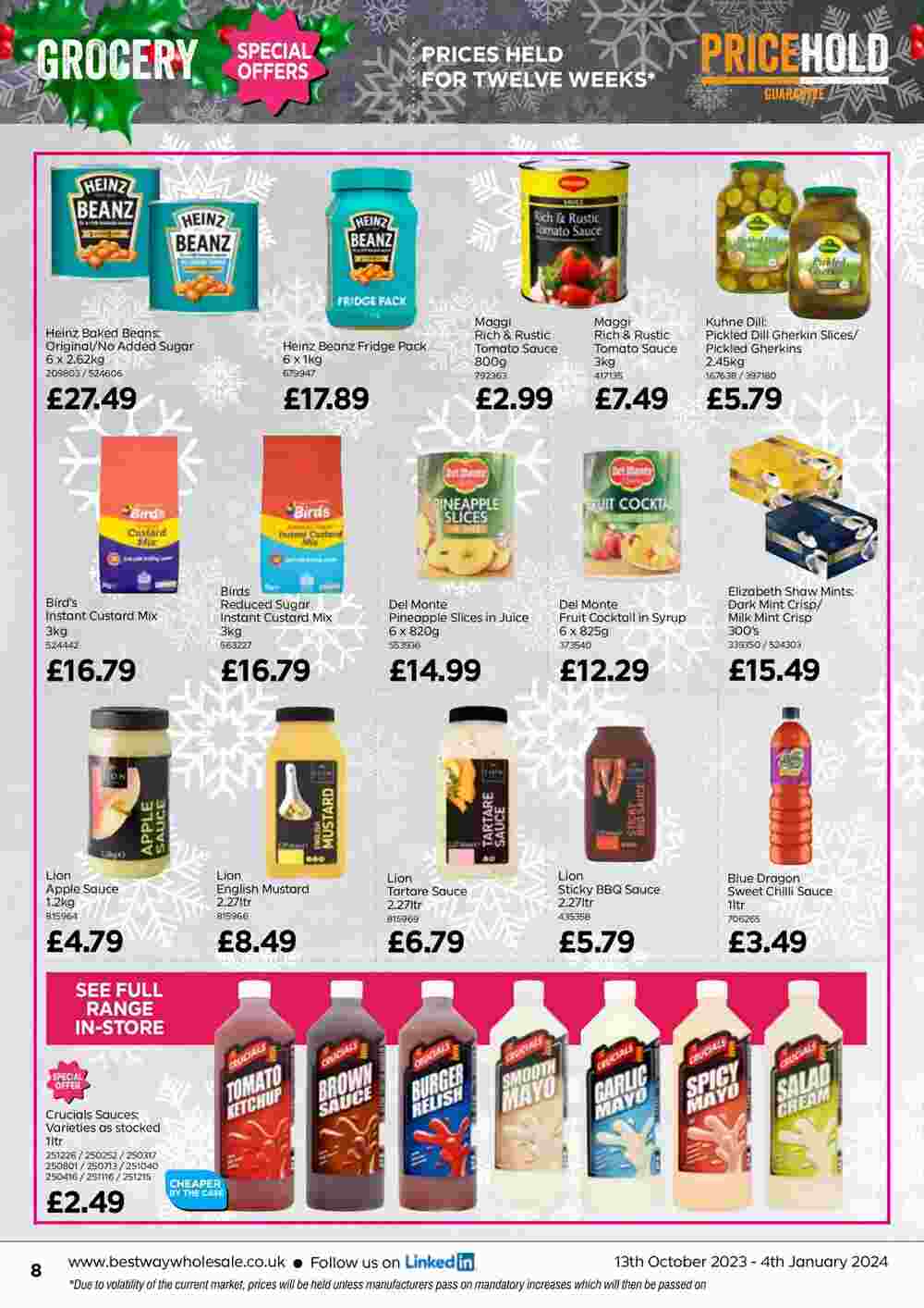 Bestway offers valid from 13/10/2023 - Page 8.