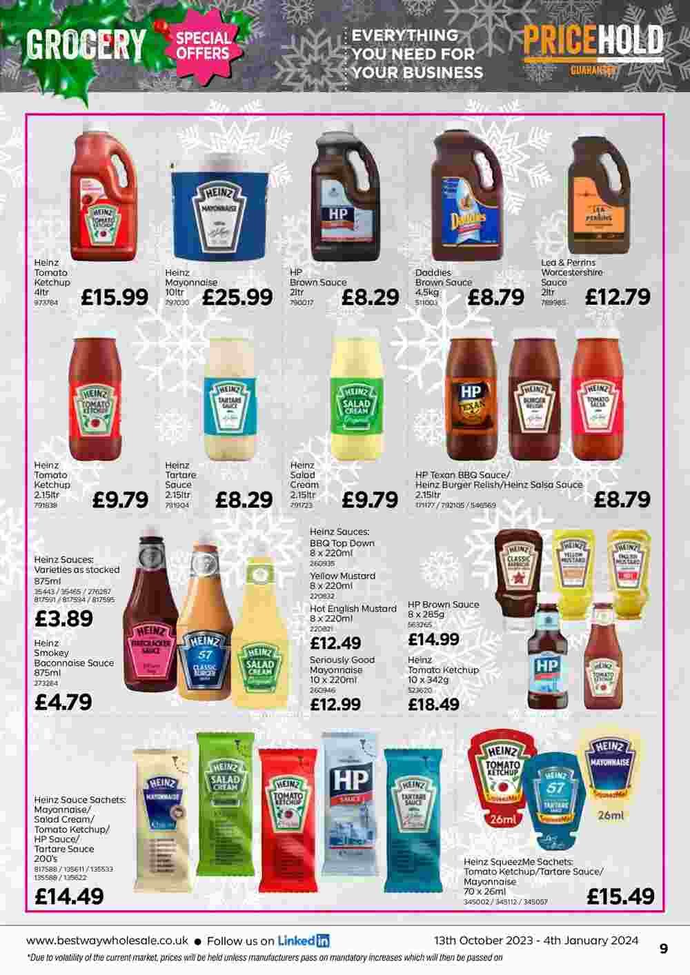 Bestway offers valid from 13/10/2023 - Page 9.