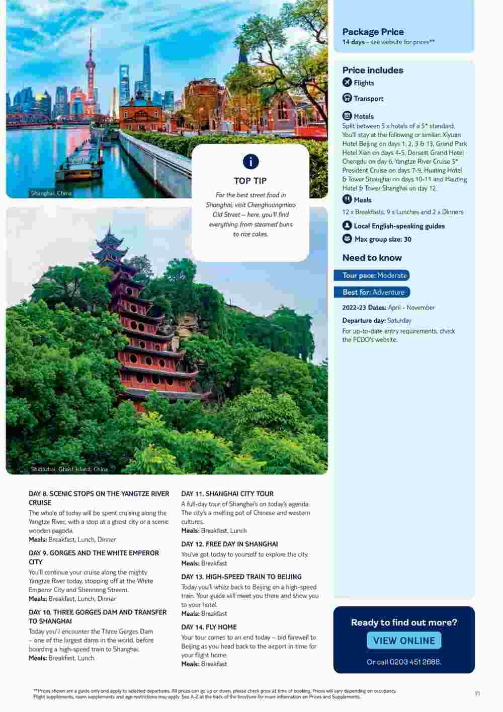 Tui offers valid from 13/10/2023 - Page 91.