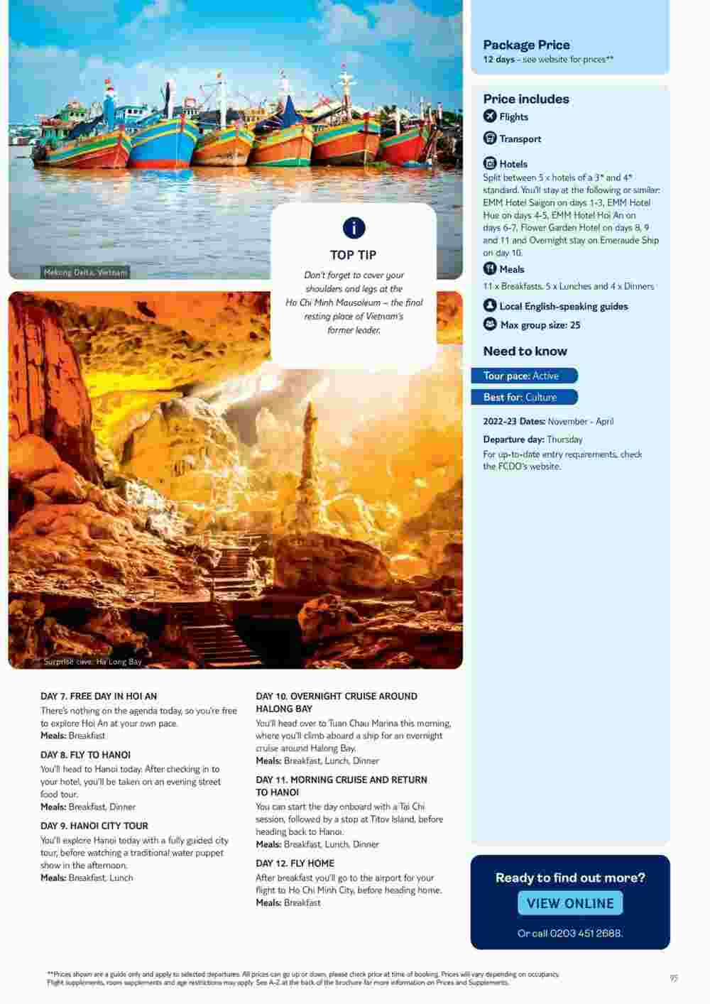 Tui offers valid from 13/10/2023 - Page 95.